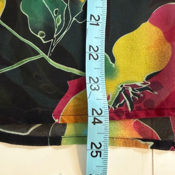 Soft Surroundings Multicolor Floral Blouse - Picture 7 of 8